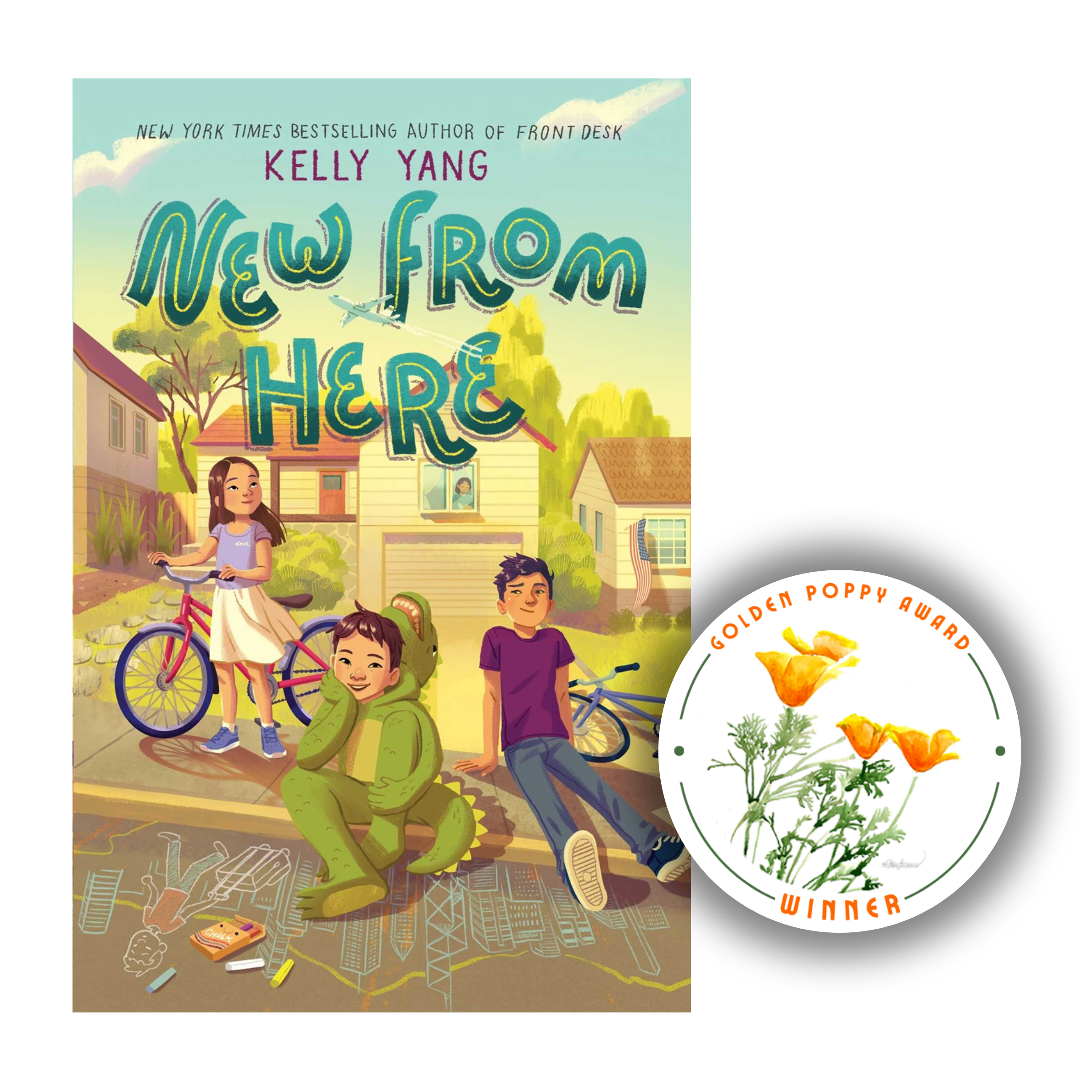 New From Here cover with Golden Poppy winner sticker